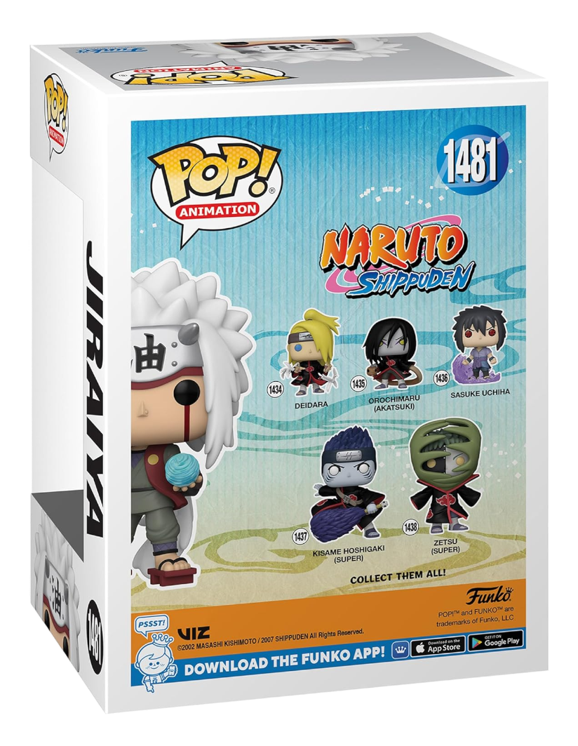 Naruto Shippuden - Jiraiya with Rasengan - Special Edition Multicolor Glow Exclusive #1481 Funko Toy Store